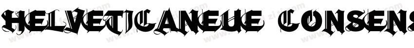 helveticaneue consensed字体转换
